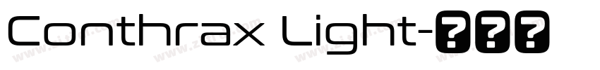 Conthrax Light字体转换 Conthrax Light字体转换